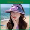 Summer Sun Protection Hat With Large Brim And Fan For Outdoor Activities