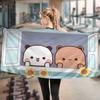 1 Stück Bubu Und Dudu Niedliches Cartoon Anime Strand Schwimmtuch Weiches Saugfähiges Waschlappen Kindergeschenke Für Kinder Reise Camping Fitnessstudio