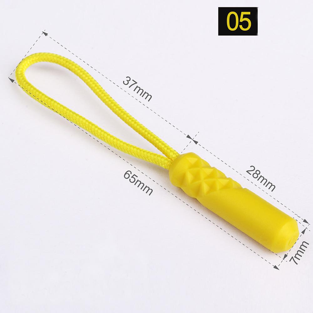 10 teile/los 10 Farbe Reißverschlüsse Pull Puller Ende Fit Seil Tag Ersatz Clip Gebrochen Schnalle Fixer Koffer Zelt Rucksack Zipper schnur