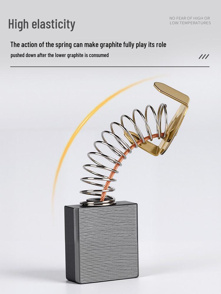 Electric Tool Carbon Brushes for Angle Grinder, Marble Cutter, Hand Drill, Hammer Cutter with Spring Brush Accessories