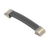 3Pcs Wardrobe Door Leather Handle Antique Drawer Pull Handle Luggage Wine Box Handle