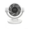 8-Shape Head Shaking Desktop Fan: 100-Speed Adjustable, Silent, Compact Summer Circulation