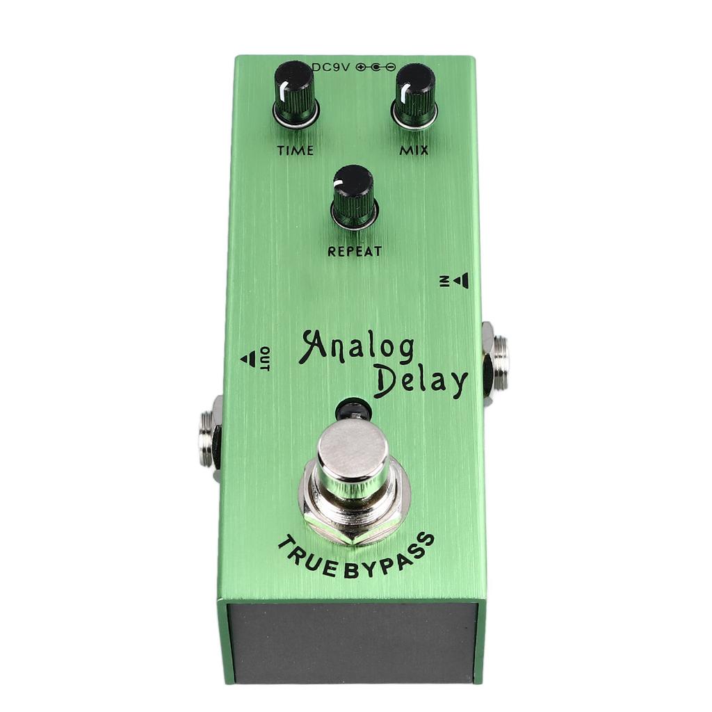 Guitar Delay Effect Pedal Multi Function Rich Timbre Analog Delay Electric Guitar Effects Pedal Light Green