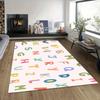 Letter Themed Children's Educational Rug Soft Non-Slip Crawling Play Mat Kids' Bedroom Living Room Hallway Decor Carpet