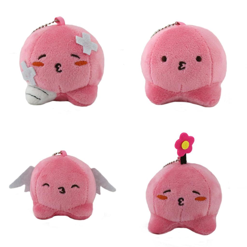 Takopis Original Sin Octopus Plush Keychain With Embroidered Features For Cute Bag Decor