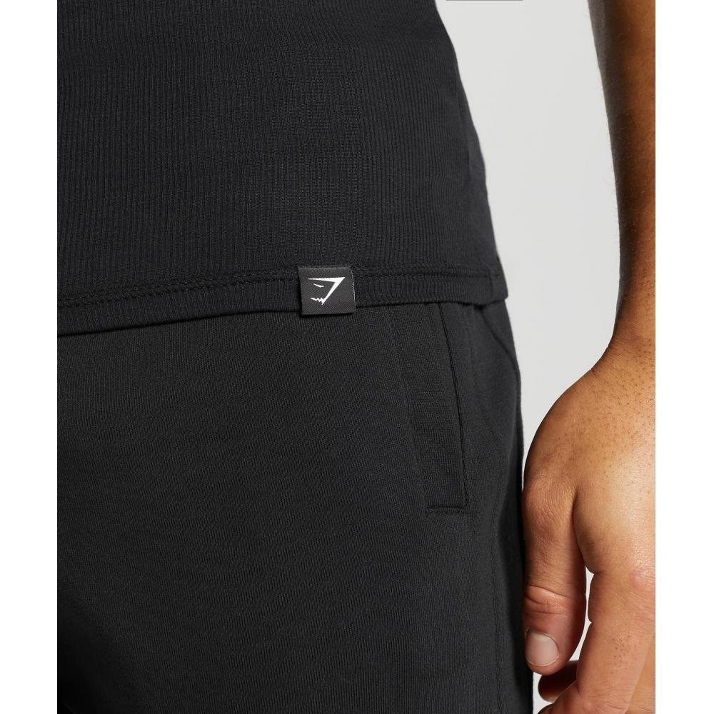 Gymshark Pack de 3 camisetas sin mangas acanaladas negras A5a2e Bccn.