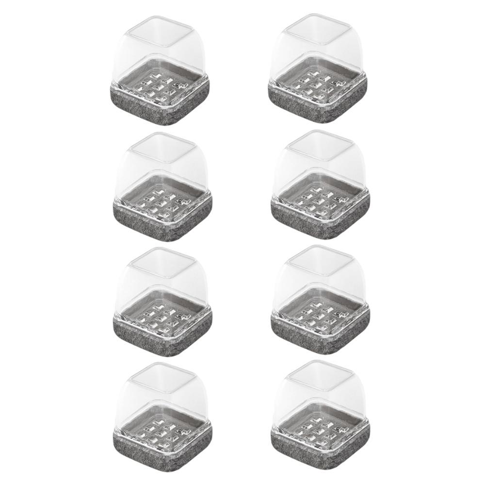 8pcs Resilient Furniture Feet Pad Non-slip Chair Leg Silent Mat Chair Leg Protector Pad  Tables