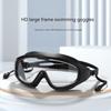 Nezamlžovací HD plavecké brýle s velkým rámem pro dospělé, muže a ženy, vodotěsné plavecké brýle, potápění, surfování, vodní sporty