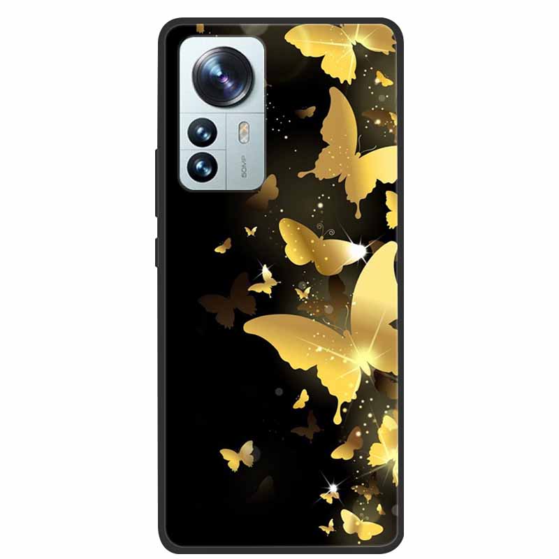 For Xiaomi 12T Pro Phone Case Cover Lion Wolf Black Soft Silicone Case For Xiaomi 12T Pro Back Cover Case 12 T 12TPro Funda Capa