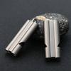 Titanium Survival Whistles Ultras Louds Outdoor Emergency Whistles Double Tube Whistles Outdoor Tool for Women Men