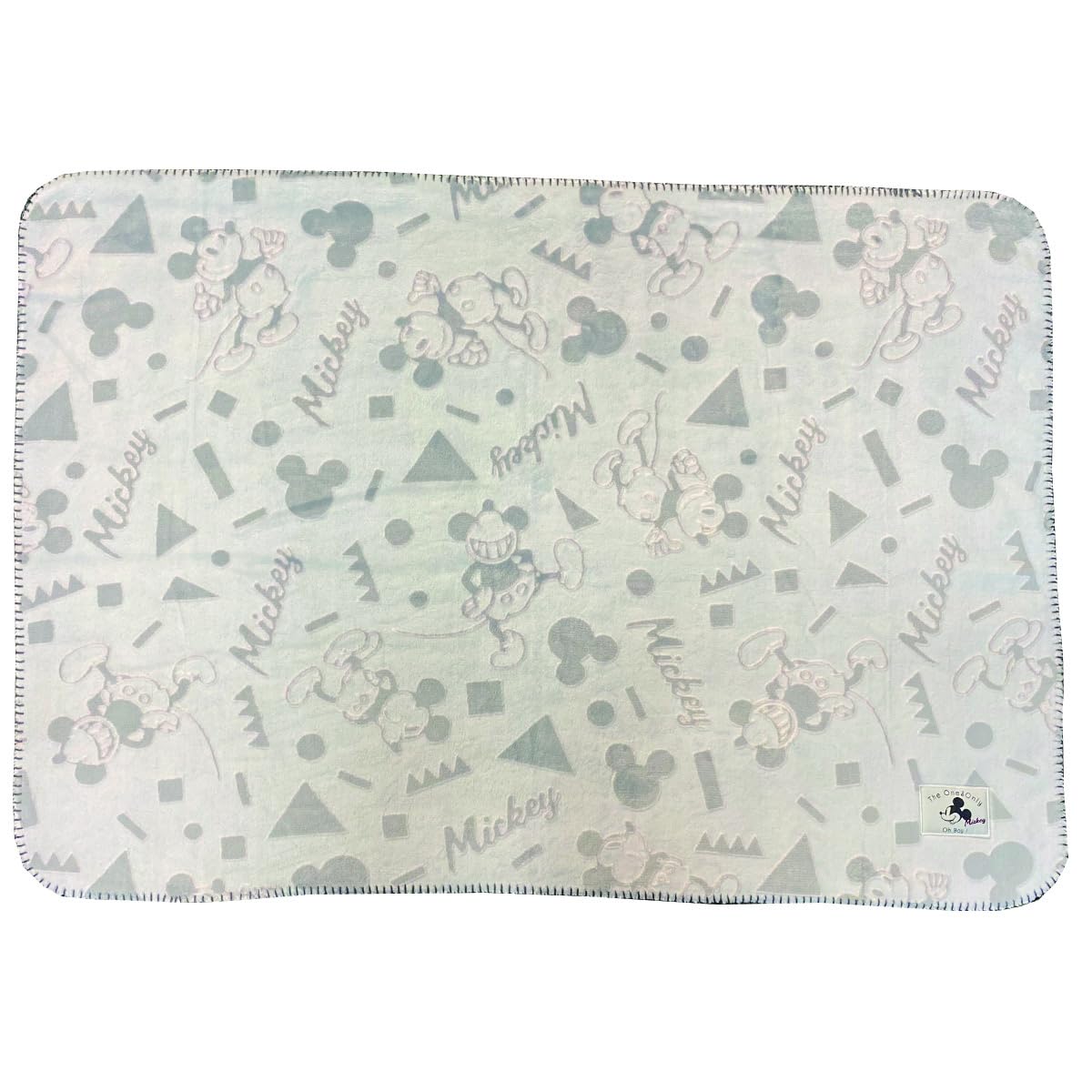 

Marushin Disney Mickey Mouse Gray Pattern 70cm H x 100cm Winter Product 2245030100 Throw, Approx. W, Cute, Fluffy, Stylish, Warmer, Number