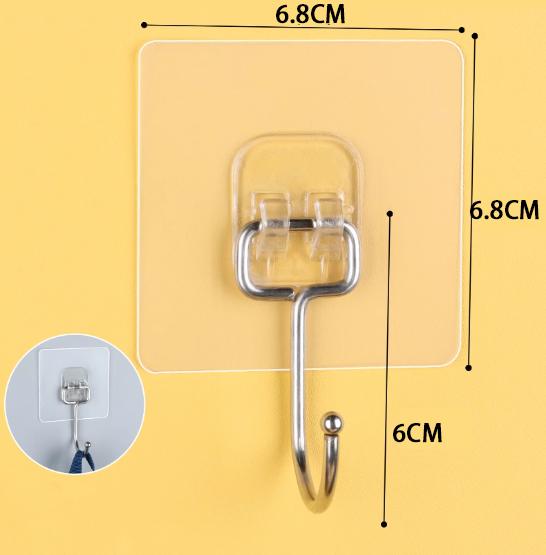 Universal Hook Strong Self-Adhesive Suction Hook Student Backpack Desktop Hook Seamless Adhesive Multifunctional Hanger
