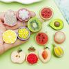 15-Color Resin Cartoon Fruit Pendants: Watermelon & Apple Charms for DIY Jewelry