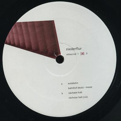 12inch Record NIEDERFLUR - Autobahn MINUSND1 M_nus 2001 Canada Dance & Electronica Used