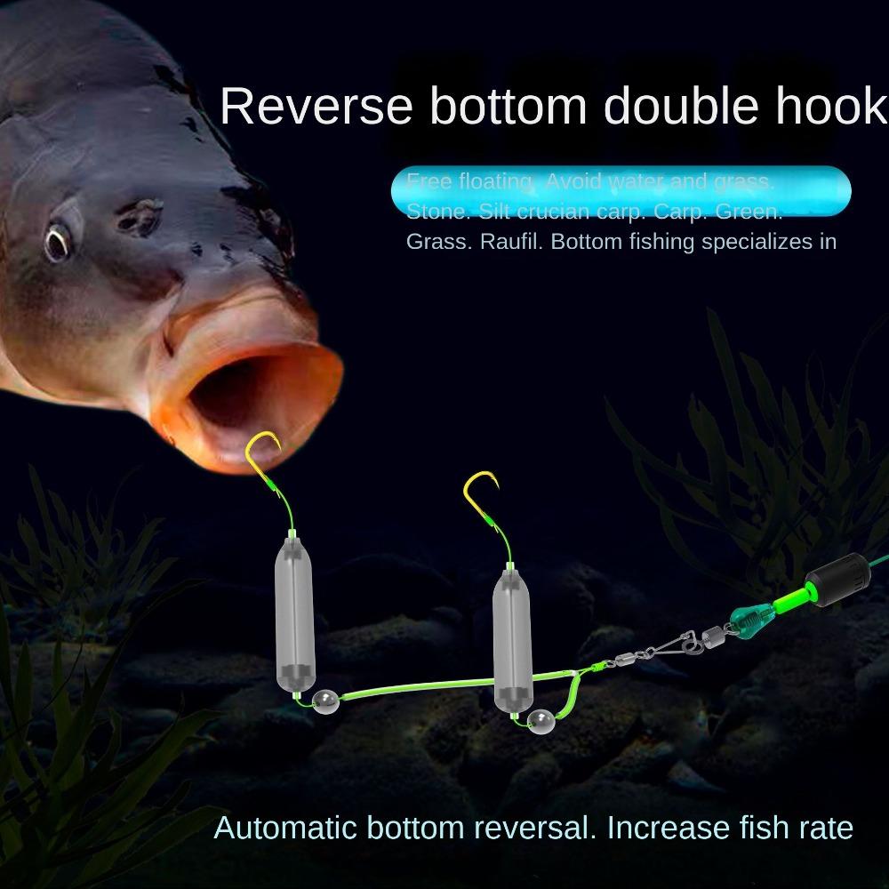 30ks 2 velikosti Rybářské návazce Háček s vlasovým závěsem Plovoucí Závěsný Háček na kapra proti dnu Plovoucí trubička Pěna Plast