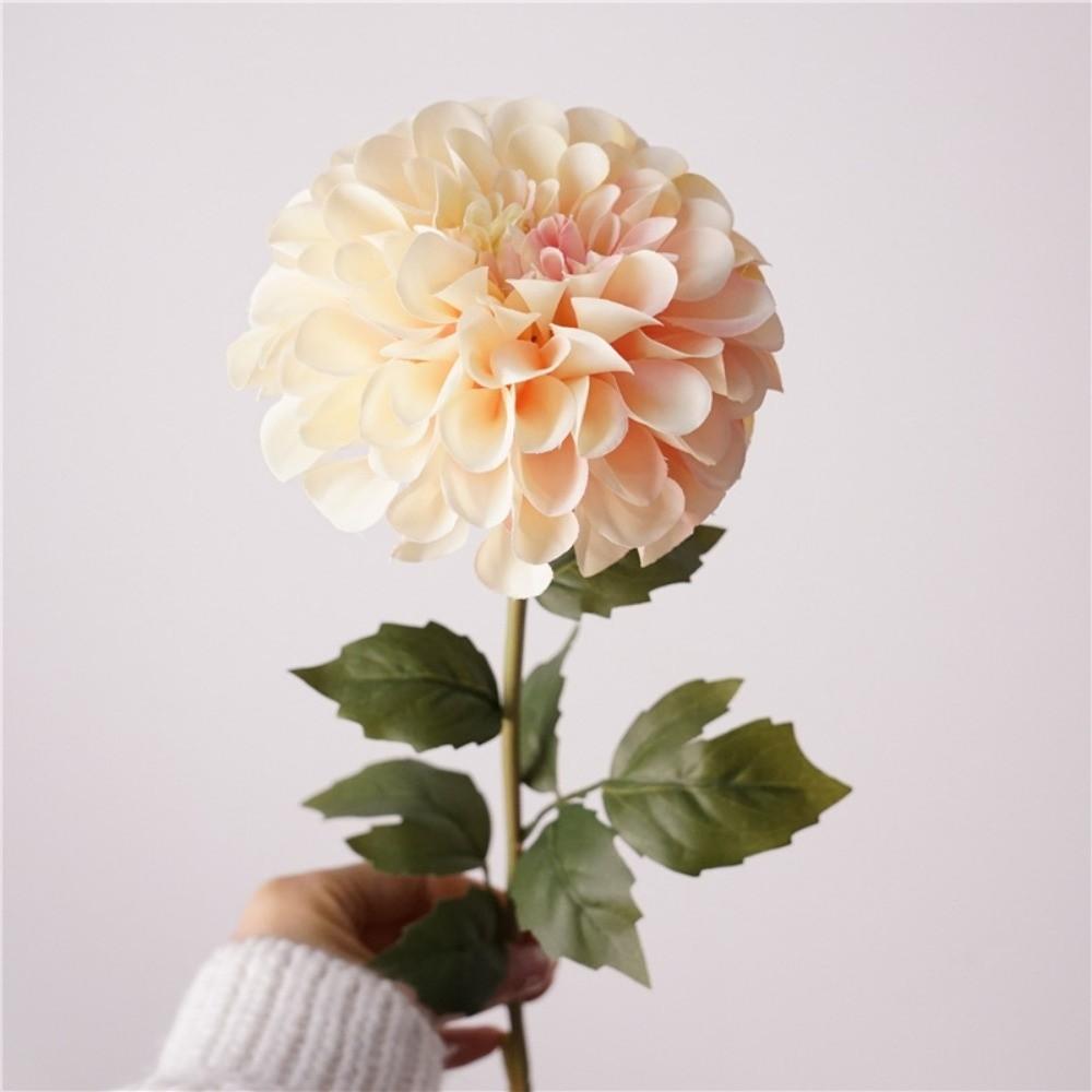 New Silk Artificial Dahlia Flowers Decorative Pink Chrysanthemum Fake Flower Floral Artificial Faux Plants Home Decoration