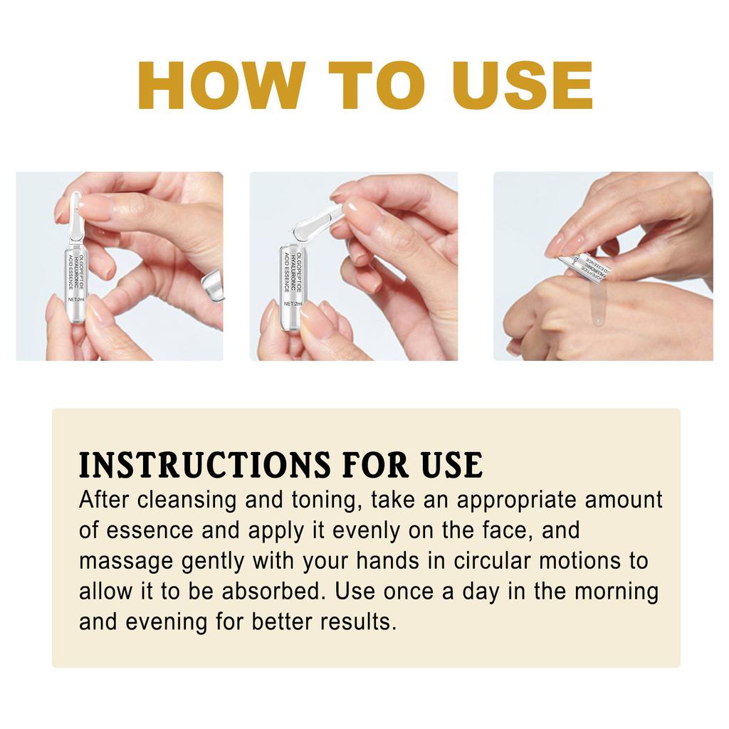 EELHOE  Collagen Essence Improve Facial Skin Fade Fine Lines Hydrate Moisturize Firming Anti-Wrinkle Essence