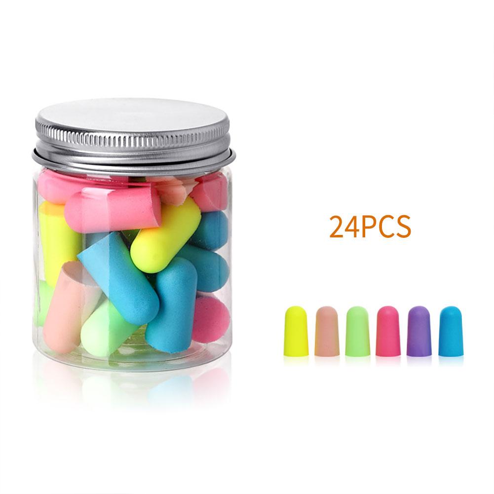 3/5/10/12Pairs Soft Foam Ear Plugs Ear Protection Earplugs Anti-Noise Sleeping Plugs For Travel Foam Soft Noise Reduction