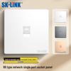 Placa de Rede de Parede SK-LINK Tipo 86 de Porta Única