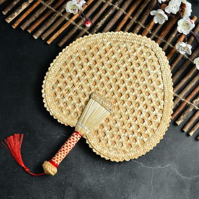 Friendly Chinese Style Pushan Hand-Woven Cooling Fan Home Decoration Woven Fan Hand Fans