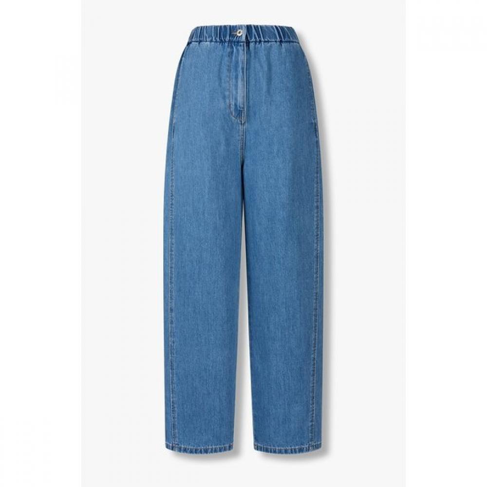 

Studio Tomboy Denim Pants With Waist String 9176262984 blue (51)/ONESIZE