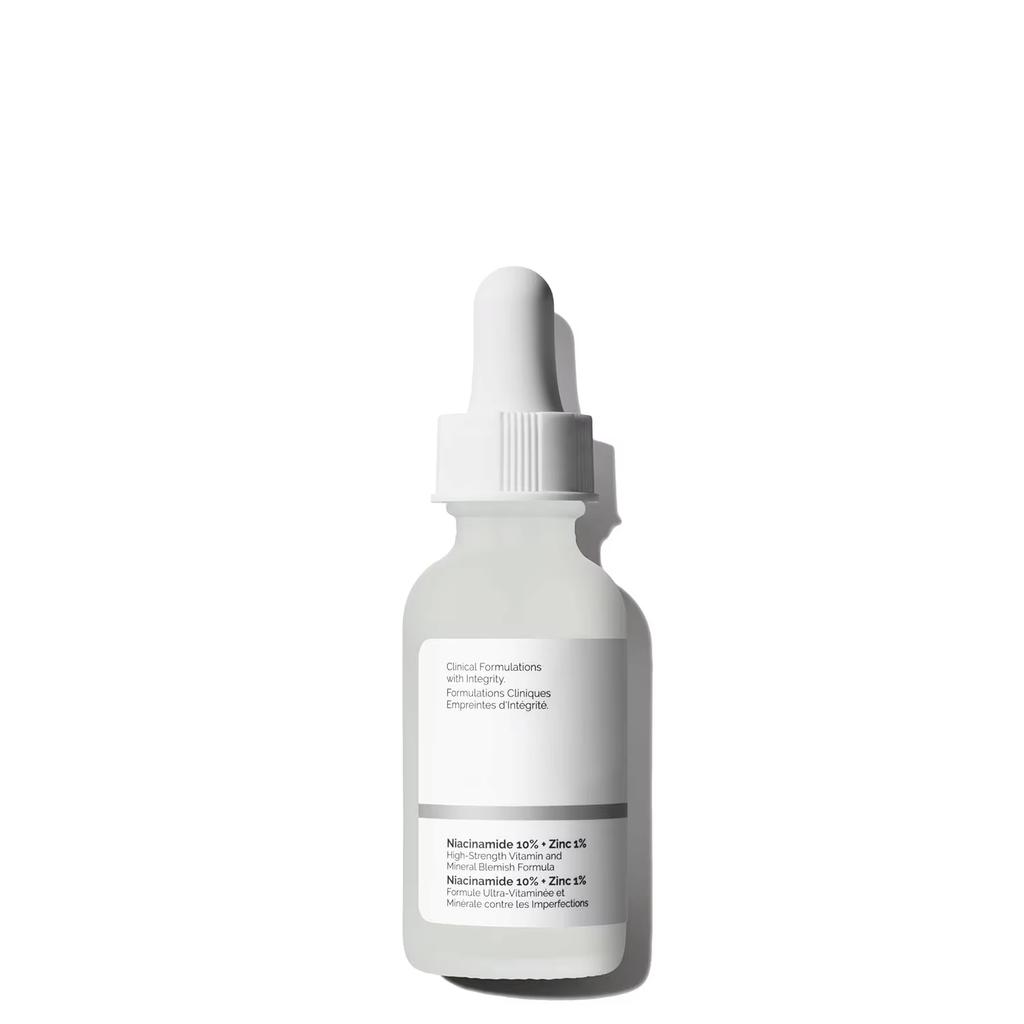 10% Niacinamide 1% Zinc Face Serum 30ml, Oil Control Pore Minimizer, Anti-Acne Dark Spot, Gentle Skin Care for All Skin Types less