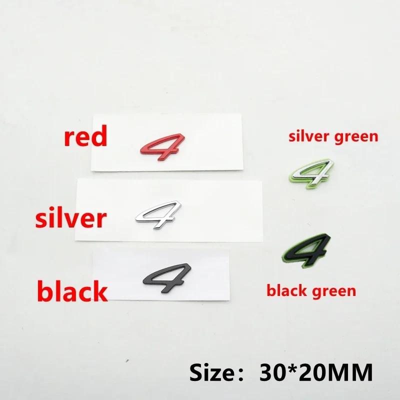 1Pc Car Rear S 4 GTS Letter Emblem Tail Door Trunk Sticker Styling Logo Badge For Panamera Macan Taycan 911 718