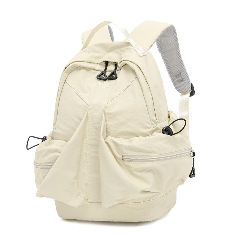 Schoolbag New Lightweight Design Sense Fashion Large Capacity Casual Backpack Women's Simple Autumn Outing Spring and Autumn Portable Backpack