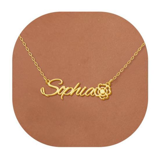 

Намисто з квітки народження для жінок Намисто з кулоном-квіткою Намисто з квіткою місяця народження Подарунок на День матері, День народження для мами, сестри, найкращої подруги, неї D