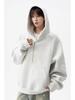 Men's Heavyweight High Street Half-Zip Hoodie - Autumn/Winter Casual Loose Fit Sweatshirt