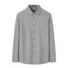 FIRS Men's 90% Goose Down & Cotton Blend Plaid Shirt