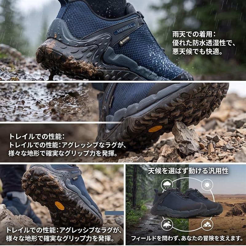 [Merrell] Hiking Shoes Chameleon Redux Storm Gore-Tex BLACK 26.0cm 2E Unisex