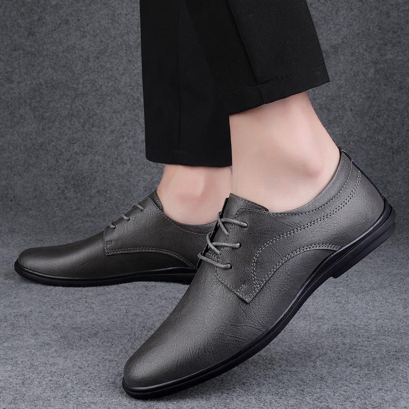 Men's Versatile Cowhide Loafers - Casual and Formal Spring Leather Shoes