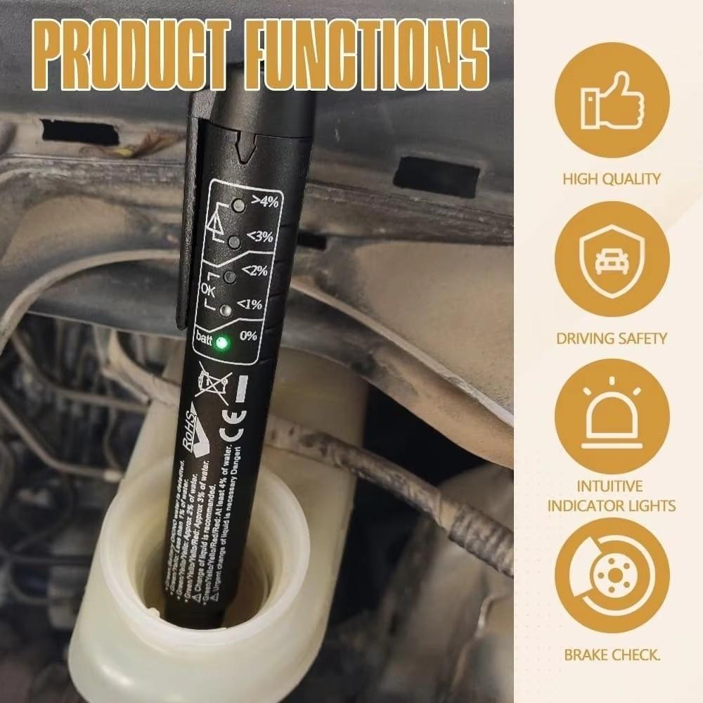 Calibrated for DOT3/4/5.1 Brake Fluid Tester Automotive Brake System Maintenance
