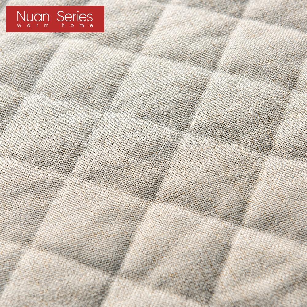 1 Stück Nuan Serie Minimalistischer Uni-Strukturierter Verdunkelungsvorhang, Geprägte Rautensteppung Dicke Vorhänge für Schlafzimmer Wohnzimmer Heimdekoration