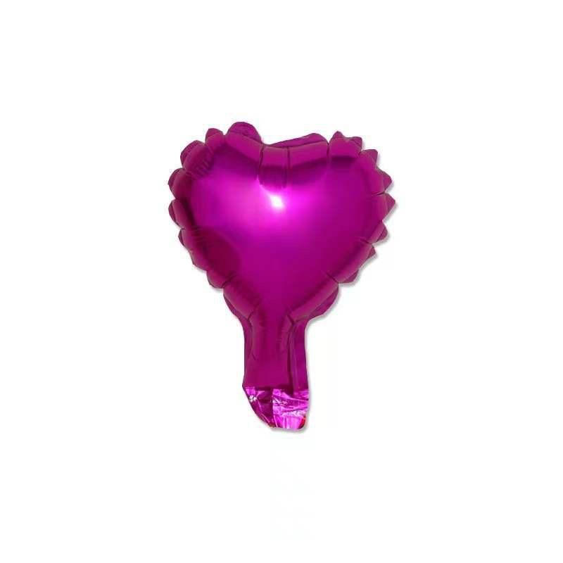 5 Inch Heart Shaped Foil Balloons 50 Pieces Durable Mylar Balloons for Party Decorations and Events