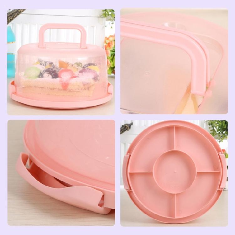 Versatile Cake Container Portable Cake Transport Carrier with Handle Pastry Tray
