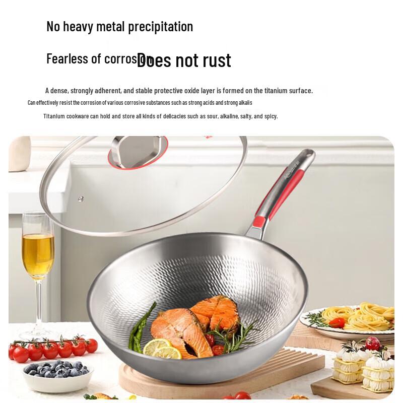 Amos 32cm Titanium Non-stick Wok
