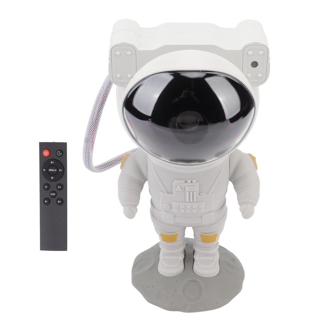 Astronaut Star Projection Lamp with Timer and Remote USB Rechargeable Atmospheric Projector Night