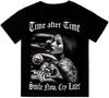 Time After Time Smile Now Cry Later Mens Heavyweight T-Shirt Shaka Wear Tee