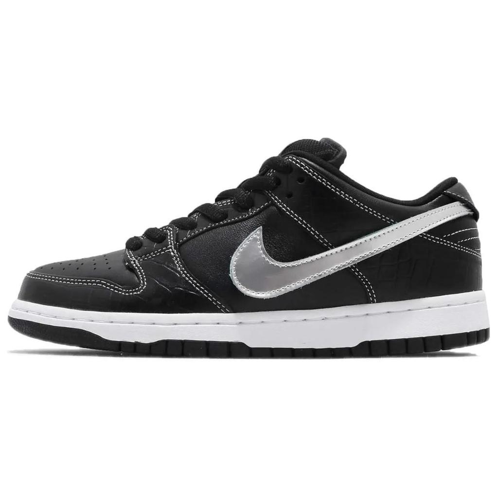 Nike Dunk Low Pro SB 'Black Diamond' (Unisex) Black / Chrome-Black Skate Shoes BV1310 001