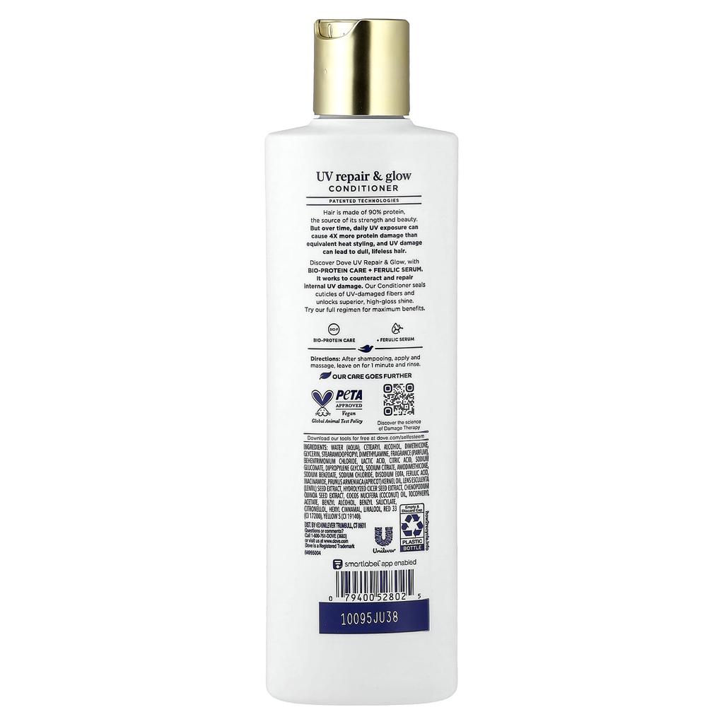 Dove, UV Repair & Glow, Damage Therapy Conditioner, 355ml (12 fl oz)