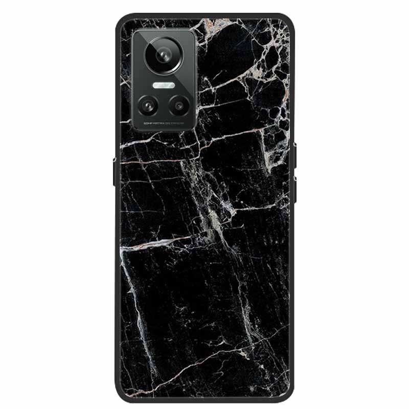 Mobilskal För Realme GT Neo3 Fodral Svart Silikon Mjuk Baksida För Realme GT Neo 3 Mobilskal Fodral RealmeGT G T Neo 3 Coque