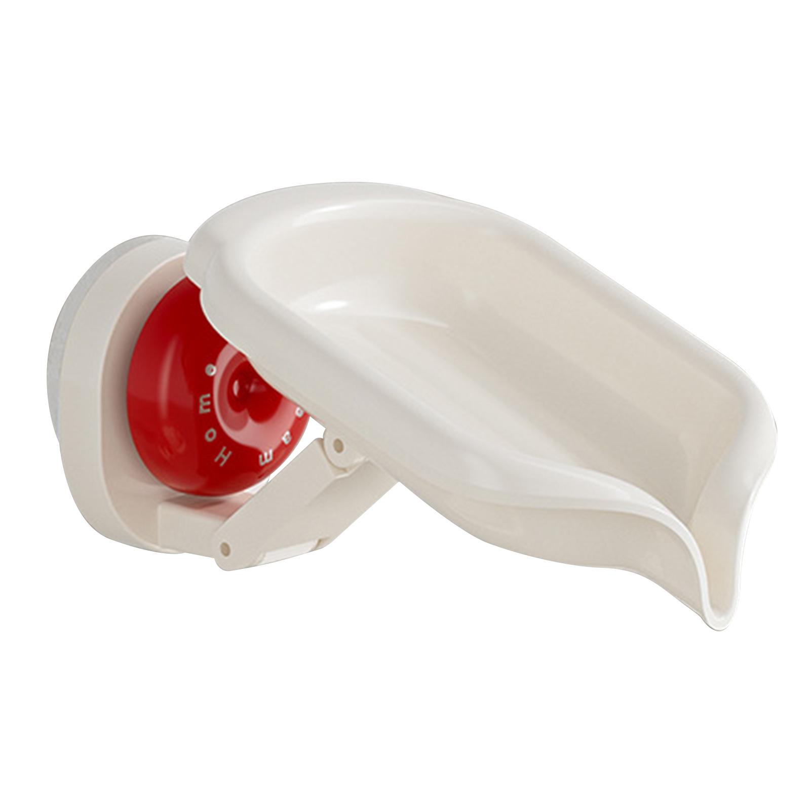 

No-drill Wall Mounted Soaps Dish With Drainage For Shower Damage-Free, No-Drill Wall Mount In Seconds. Tidy Kitchen Companion As Shown красный