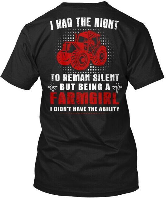 Farmer I Had He Right To Reman Silent T-Shirt Made in the USA Size S to 5XL 2XL