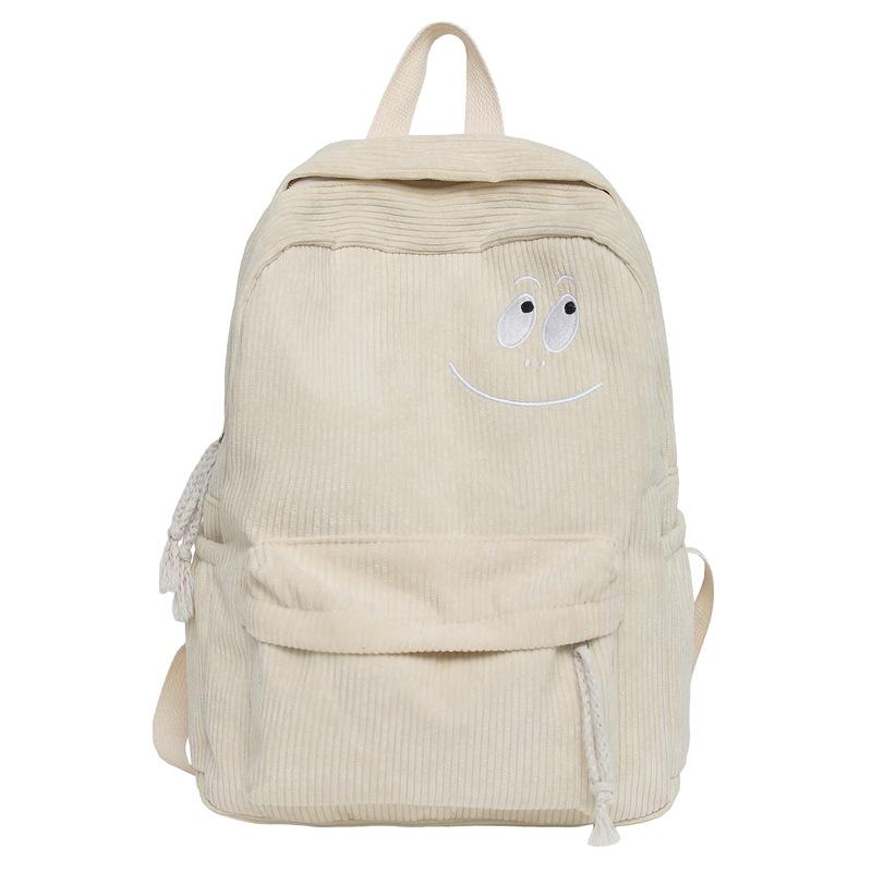 Schoolbag1011 Spring New School Bag Female Tide Korean Version Harajuku Student Backpack Plush Simple Versatile Casual Backpack