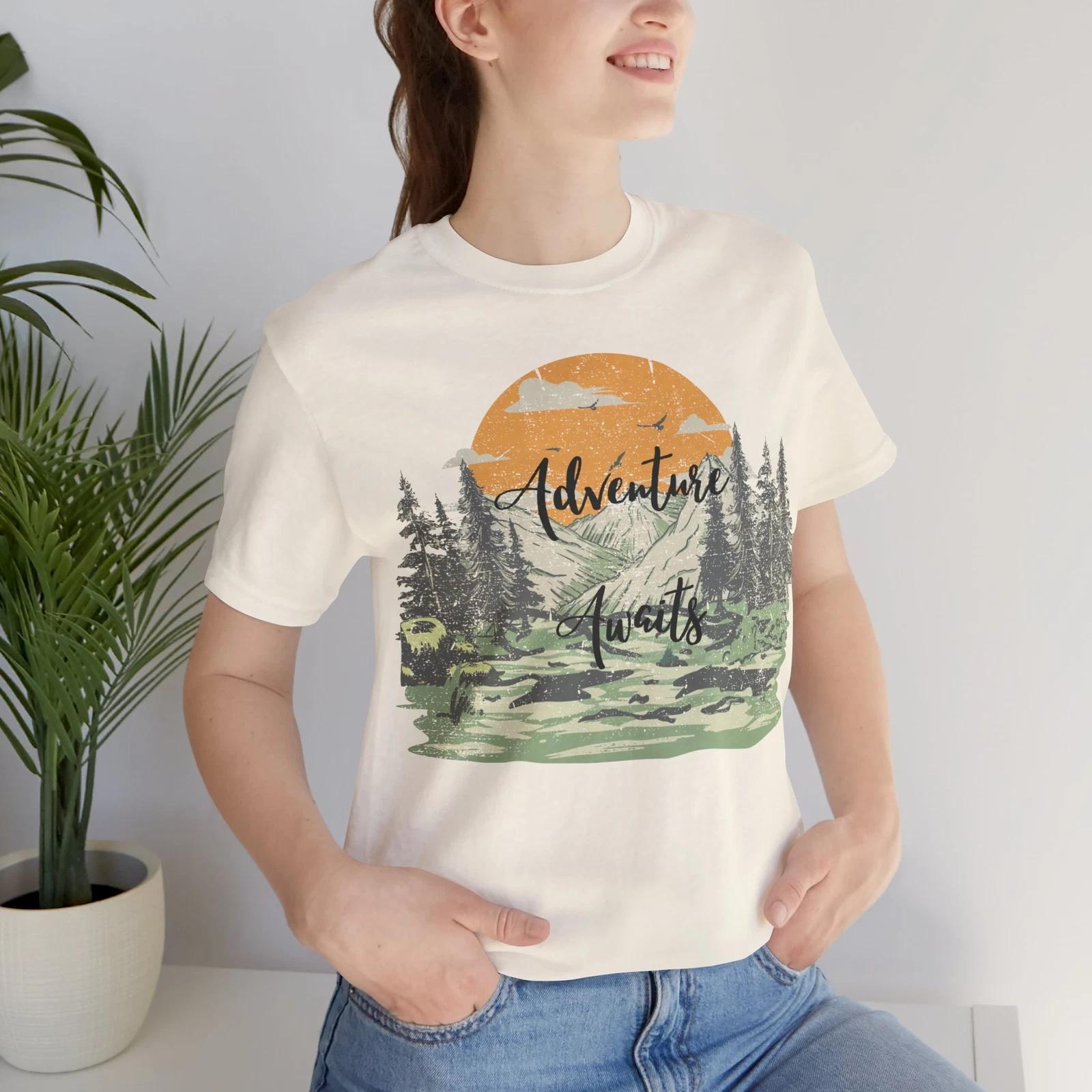 

Adventure Awaits Unisex Jersey Short Sleeve Tee S