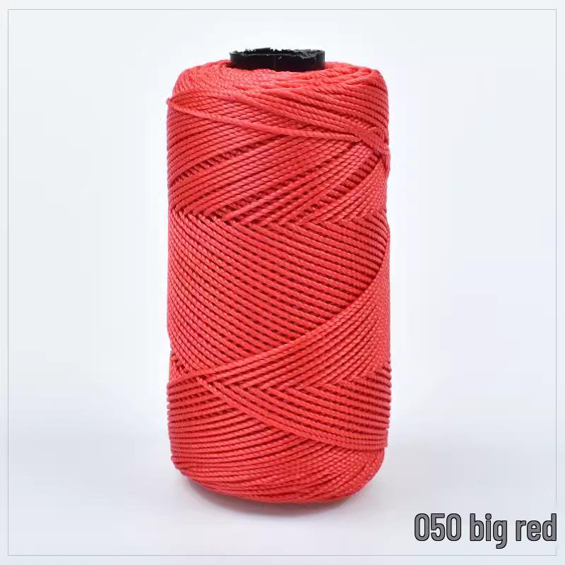 Chunky Wool & Ice Silk 3-Ply Yarn for DIY Crochet: Hand-Knitted Bag, Summer Hat, Shoes, and Seat Cushion