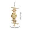 Wooden Bird Toys Cage Wooden Blocks For Parrot Multi-Layer Bird Blocks Funny Pet Supplies For Hamsters Chicks Gerbils