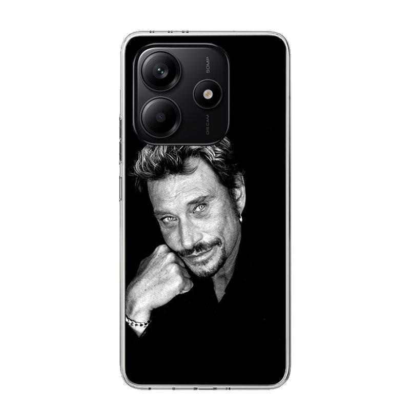 Johnny Hallyday Music Case Phone Cover for Xiaomi Redmi Note 14 13 12S 12 11S 11 11T 11E 10S 10 Pro Plus 5G Trend Fundas Note 14